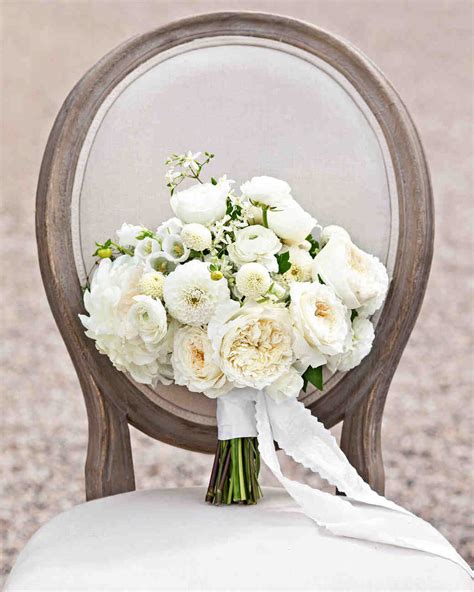 40 White Wedding Bouquets Martha Stewart Weddings