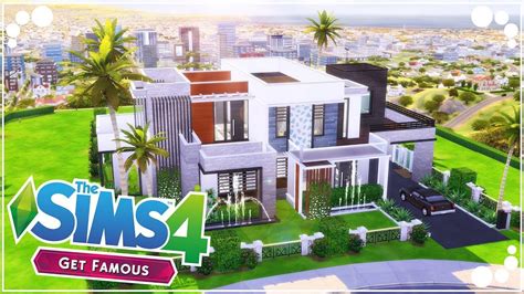 Celebrity Mansion 🌟 Get Famous The Sims 4 Speed Build Youtube