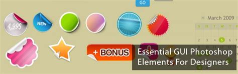 Essential Free Photoshop Gui Elements For Designers Creative Nerds