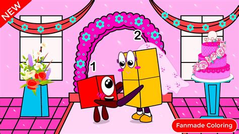 Numberblocks 1 2 Get Married Numberblocks Fanmade Coloring Story