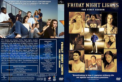 Friday Night Lights Season 1 Tv Dvd Custom Covers Fnl S1 Dvd
