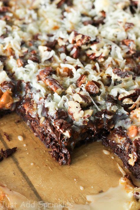 However, if you follow the directions provided with the seven layer magic cookie bars recipe submitted by eagle brands, they come out much prettier and easier to cut and eat. Seven Layer Brownies | Recipe | Dessert recipes, Delicious ...