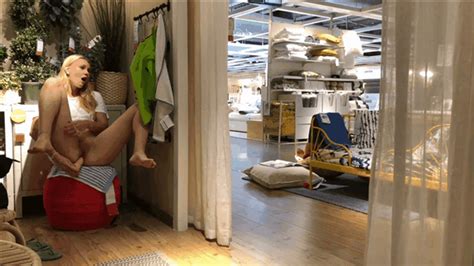 IviRoses Exhibitionist Public Nudit Risky IKEA Anal Dildo Barefoot Anal Training Femdom POV