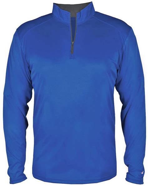E113163 Badger Sport Adultyouth 14 Zip Pullover Shirt
