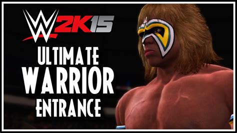 Wwe 2k15 Ultimate Warrior Entrance Finisher And Winning Scene Youtube
