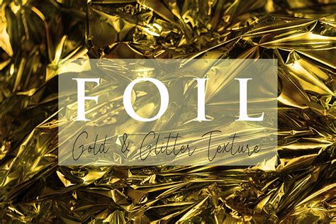 Gold And Glitter Foil Textures Design Cuts