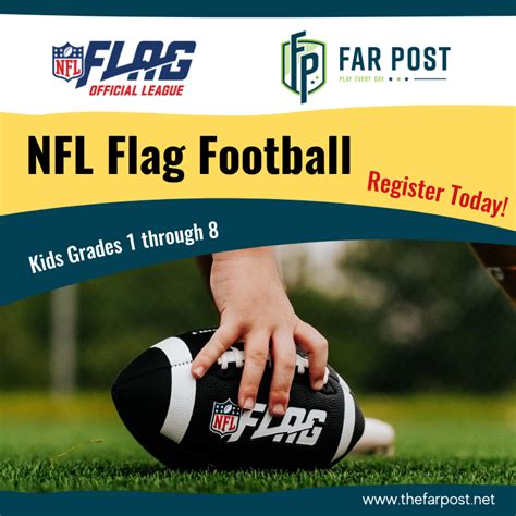 NFL Flag Football At The Far Post In Limerick Pennsylvania