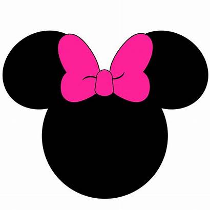 Minnie Mouse Face Mickey Head Outline Clipart