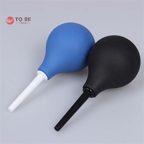 To Be Free Cozy Feel Silicone Bulb Enema Anal Clean Liquid Bottle