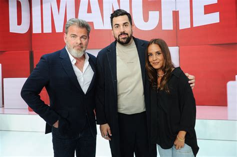 Photo Clovis Cornillac Artus et Alice Belaidi Enregistrement de l émission Vivement