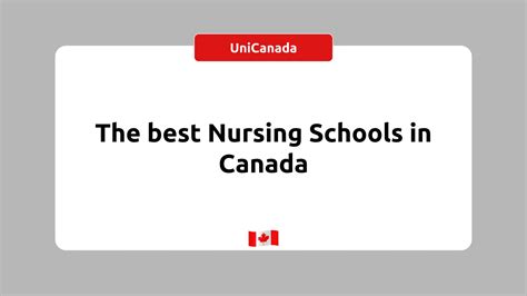 The 10 Best Nursing Schools In Canada For Students In 2024