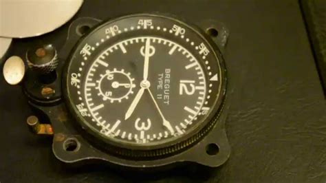 Aircraft Clock Breguet Type 11 Airplane Vintage Air Force Number