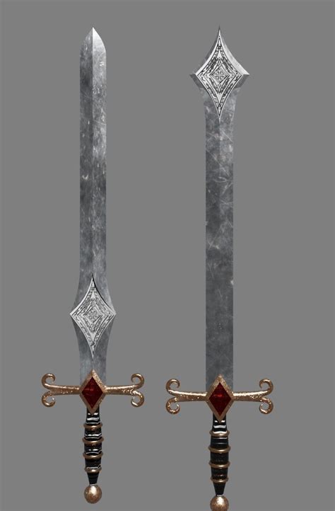 Diamond Sword 3d Model Cgtrader