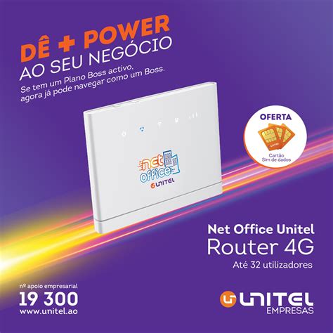 Unitel Net Office Unitel Router 4g Até 32 Utilizadores Facebook