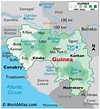 Mapas de Guinea - Atlas del Mundo