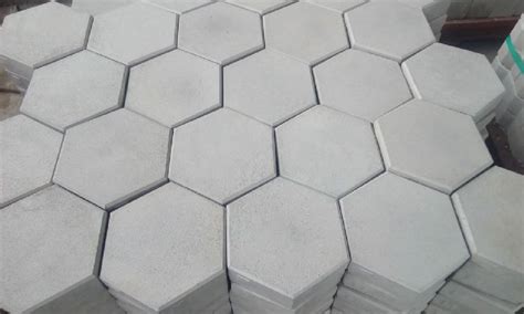 Hexagonal Concrete Paver Blocks For Flooring Pattern Plain At Rs 40