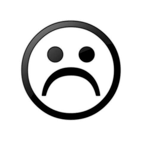 Sad Face Clipart Black And White Free Images