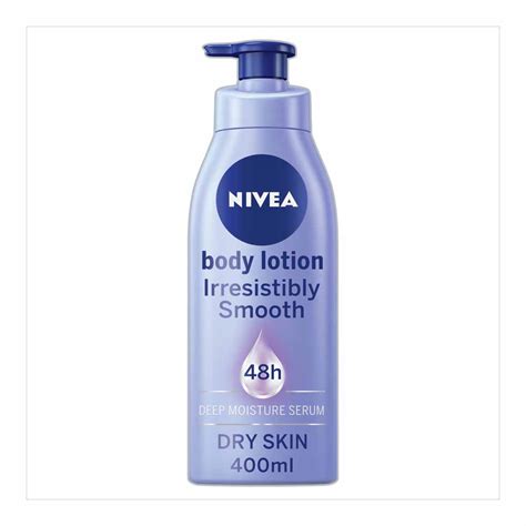 Nivea Irresistibly Smooth Body Lotion For Dry Skin 400ml Wilko