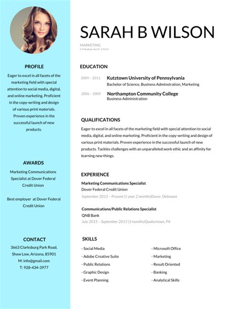 Best Free Resume Templates Business Resume Template Free Resume Examples Resume Design