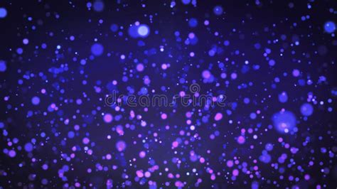 Purple Particles Background Dust Particles With Real Lens Flare Stock Illustration