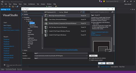 Create Your First Uwp App