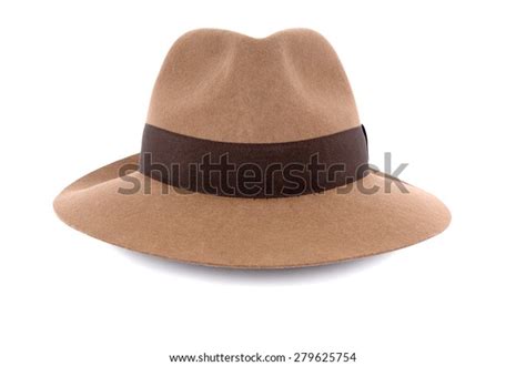 Brown Fedora Hat Front View Stock Photo 279625754 Shutterstock
