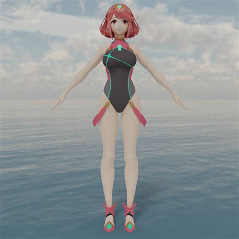 Swimsuit Pyra Xenoblade Chronicles 2 Xps By Shinyaegislash On