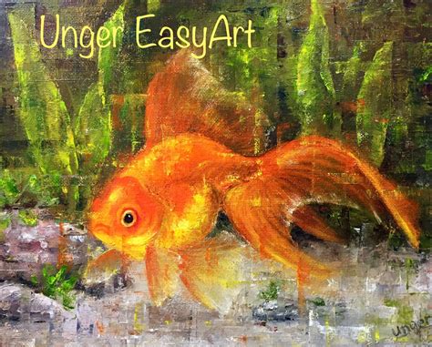 The fish oil is imported from epax as, norway and it is encapsulated in fish gelatin capsule by eurocaps ltd, uk. Unger EasyArt | Gold Fish | Fisch malen, Gefüllter fisch ...