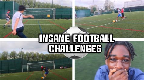 Insane Football Challenges Youtube