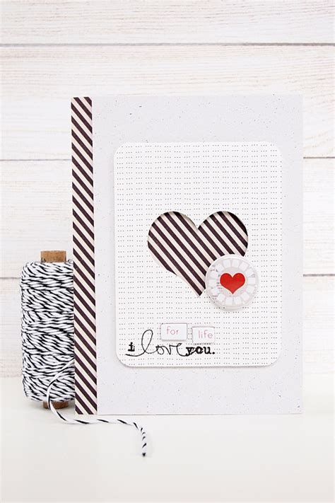 Masculine Valentines Card A Flair For Buttons