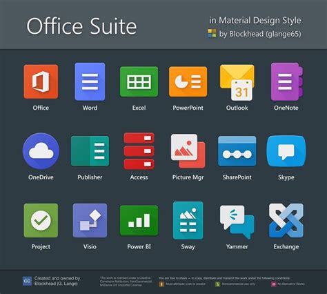 Office Suite In Material Design By Glange65 Office Suite Material