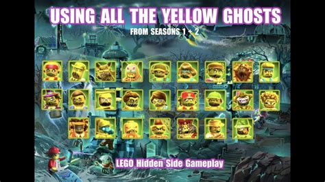 Lego Hidden Side Using All Ghosts Part Yellow Ghosts Bosses