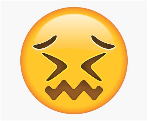 Stress Face Emoji Hd Png Download Kindpng