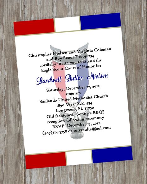 · 5 scouts for color guard (can be duplicate roles for trail to eagle or past eagle scouts): Eagle Scout Template Boklet - Pin on Example Template for ...