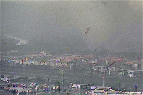 Semi Truck Tossed In The Air Dallas 4312 Tornadoes Tornados