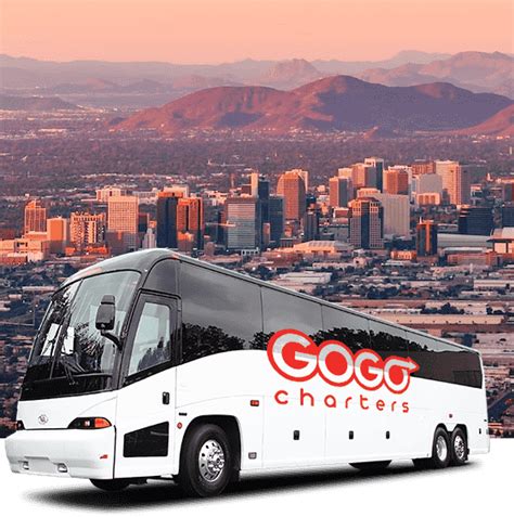 Phoenix Charter Bus And Minibus Rentals Gogo Charters