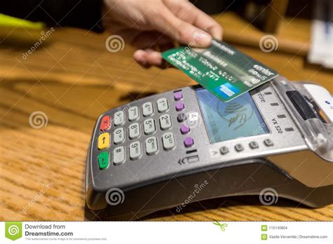 You may also use the online services portal to pay using a credit\debit card. Closeup Of American Express Credit Card Payment, Buy And Sell Pr Editorial Stock Image - Image ...