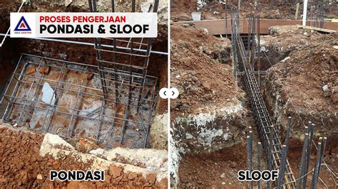 PROSES PENGERJAAN PONDASI DAN SLOOF Tahapan Membangun Rumah YouTube