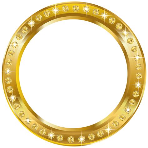 Golden Frame Png Round Free Download Vector Psd And Stock Image