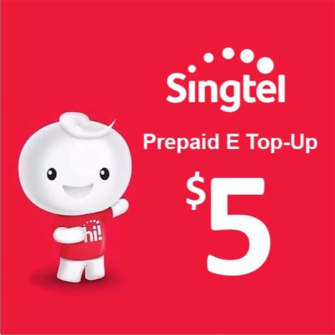 Singtel Prepaid E Top Up Main 5 Shopee Singapore
