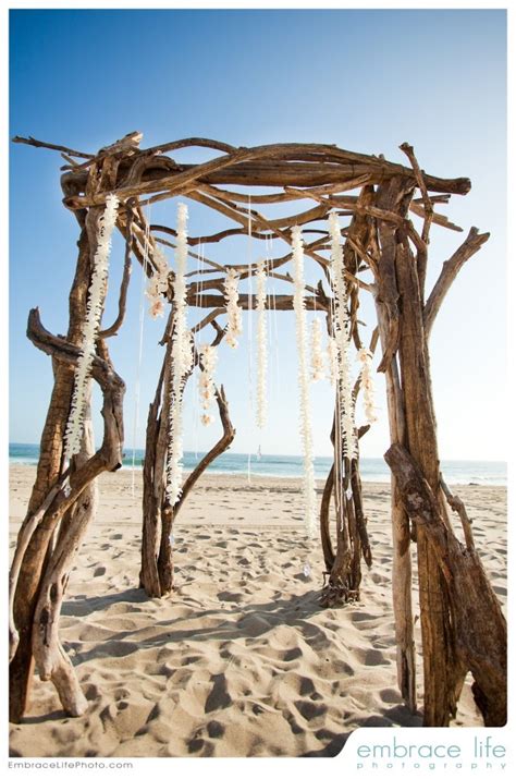 Rustic Driftwood Arch Ideas For Beach Weddings Deer Pearl Flowers