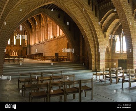 Interior Quarr Abbey Isle Of Wight Uk A Benedictine Abbey Founded