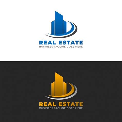Real Estate Logo Design Template Premium Vector