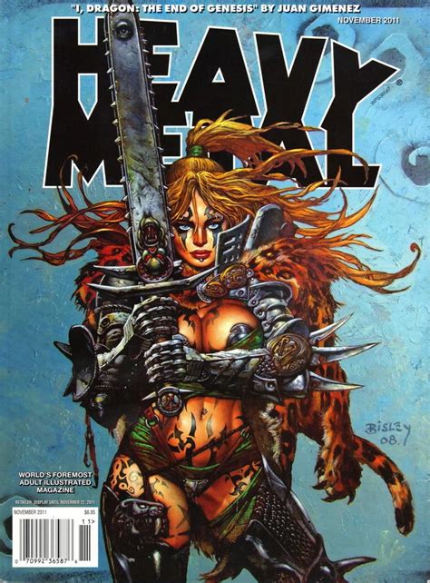 heavy metal cover by simon bisley heavy metal comic heavy metal art