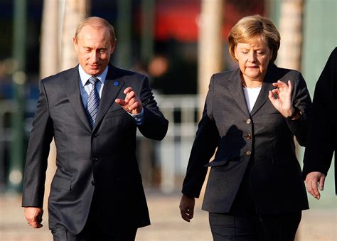 German chancellor angela merkel on friday began talks with president vladimir putin in a historic meet that marks end of an era. Angela Merkel to pay first visit to Russia in 2 years for ...