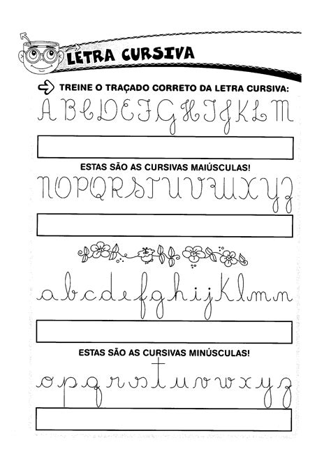 Atividades De Alfabeto Com Letra Cursiva Para Alfabetiza O S Atividades