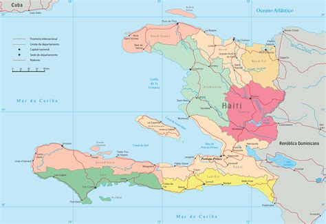 Mapa Pol Tico Do Haiti