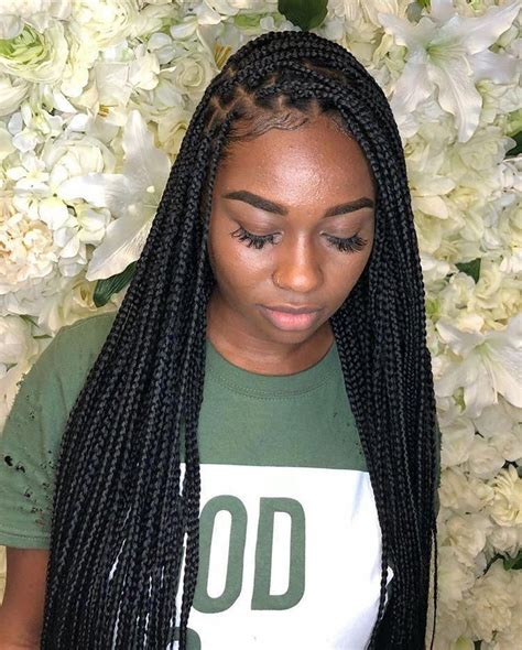 When it comes to knotless box braids styles there is plenty of variety and you may get overwhelmed with options. Small Knotless Box Braids. #knotlessboxbraids # ...