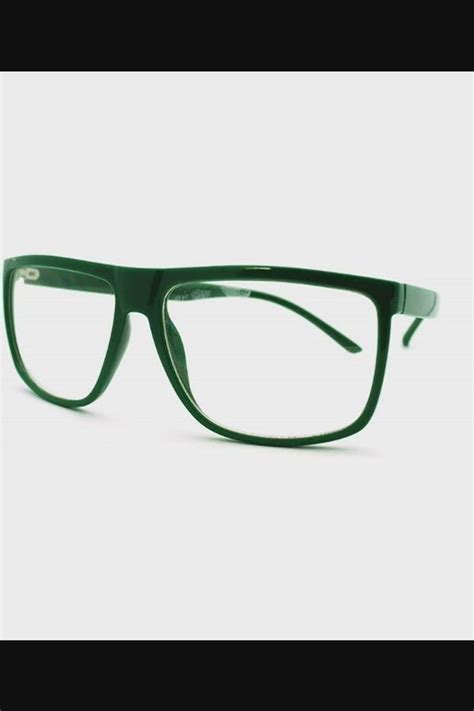 oversized clear lens glasses nerdy square rectangular fashion eyeglasses green cw11k5bp3ip