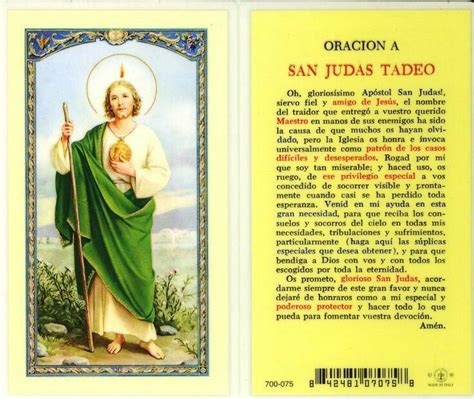 San Judas Tadeo St Jude Prayer Prayers St Jude